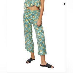 O'NEILL Womans Geometric/Floral Print Laikin Pants, SIZE 30, Nwot